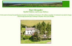 www.downshouseequine.co.uk home of Mary Bromiley